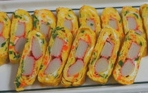 蟹肉棒厚烧鸡蛋卷