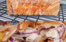 紫薯咸蛋黄吐司