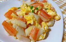 蟹肉棒炒鸡蛋