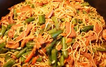 喷喷香的豆角焖面/河南蒸面/炒面