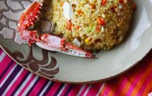 蟹肉咸蛋黄炒饭