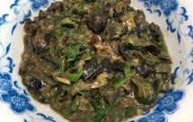 茄子皮蛋擂辣椒（无油版）