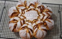 一次发酵就非常好吃的肉桂红糖苹果馅雪花面包