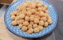 最简易的驴打滚 消耗小圆子黄豆粉 小汤圆的新吃法