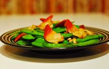 清炒北极贝荷兰豆