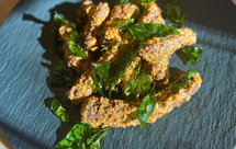 金沙蒜香排骨 - 咸蛋黄薯片糠版