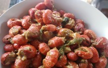 懒人版咸蛋蒜香虾尾