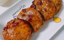 消耗黄豆粉：无糖无油蔓越莓司康