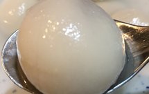 红糖黄豆粉馅汤圆