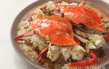 梭子蟹蒸肉饼 <302小厨房>