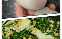 韭菜炒鸭蛋