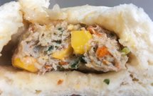 储存大闸蟹的风味—蟹黄玉米大肉包