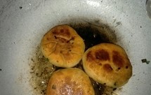 韭菜饼（消耗咸鸭蛋白）