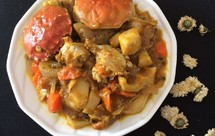 咖喱蟹一一大闸蟹吃法之三