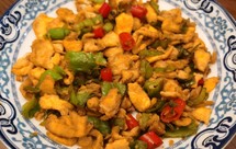 搬砖人快手晚餐：鲜香辣椒炒鸭蛋