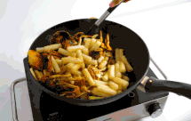 超详细版吮指香辣蟹炒年糕 | 大闸蟹最美妙的味道