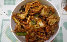 好吃到爆的香辣大闸蟹