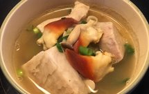 北极贝平菇芋头鸡汤