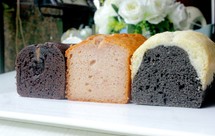 3款磅蛋糕（咖啡可可，草莓奶酪，杏仁黑芝麻）