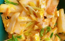 咸鸭蛋新做法，美味的咸鸭蛋炒山药