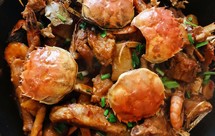 蟹肉煲