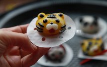 小老虎，冰墩墩，雪容融汤圆