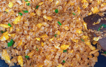 咸蛋黄酱油炒饭