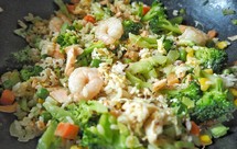 高蛋白藜麦红米蛋炒饭