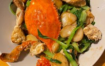 白蟹炒年糕（3人份）