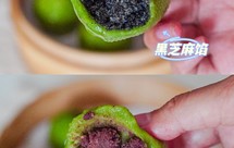 自制芝麻馅，豆沙馅青团做法，家庭制作健康又好吃