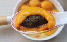 可蒸可煮的芝麻馅汤圆