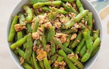 咸鸭蛋炒四季豆