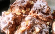 当红枣苹果与核桃相遇——快手不揉面全麦果仁丹波面包