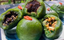 青团，艾草版三种口味，弹性好、不沾牙、不塌