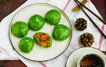 新晋网红【杏花楼 咸蛋黄肉松青团】