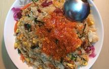 鸭蛋鱼子酱炒饭