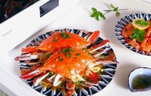 蒜蓉梭子蟹蒸芝心年糕【松下蒸烤箱NU-JA102W】