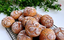 全麦奇亚籽亚麻籽核桃蔓越莓减脂餐包