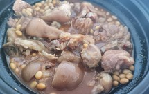 南乳黄豆焖猪手