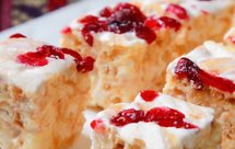 蔓越莓牛扎沙琪玛