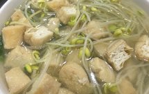 油豆腐黄豆芽汤