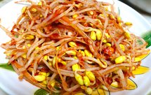 10分钟搞定的韩式辣拌黄豆芽