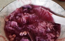 紫薯薏米银耳羹