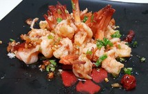 橄榄油蒜香虾~健康、不一样的美味