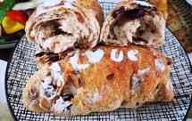 免手揉蔓越莓全麦软欧包