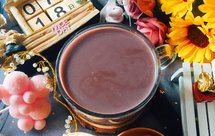 「燕麦黑米莲子豆浆」