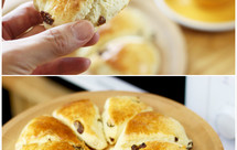 快手葡萄干司康【松下微蒸烤箱DS900】