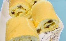 手残党之（减糖减油葡萄干蛋糕卷）