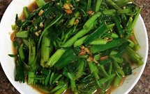 黄豆酱炒空心菜