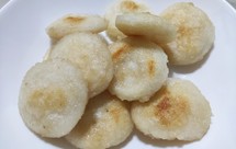 鱼露煎白果（年糕）